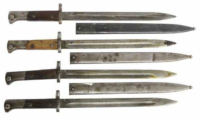 Appraisal: lot of Czechoslovakia Model VZ bayonets markings at the ricasso