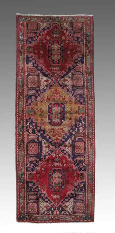 Appraisal: TURKISH CAUCASIAN DESIGN MODERN HAND KNOTTED WOOL RUG ' ''