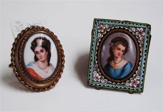 Appraisal: French portrait miniature of Empress Josephine late th century oval