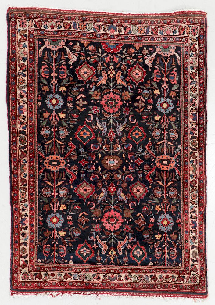 Appraisal: Semi-Antique Bidjar Rug Persia ' '' x ' '' Semi-Antique