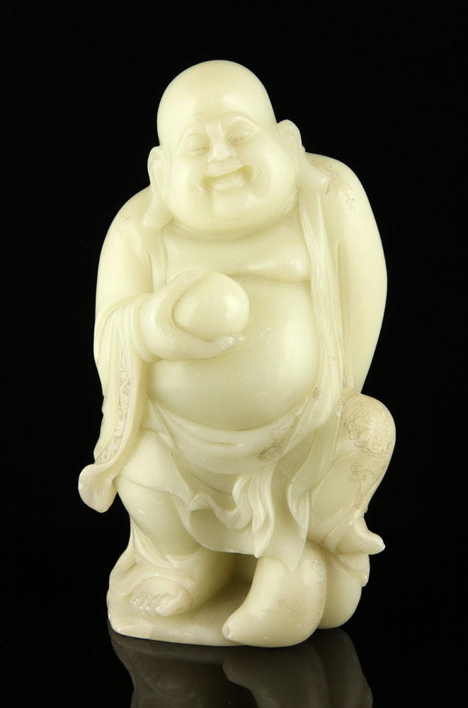 Appraisal: - Jade Figure of The Buddha Figure of the Buddha