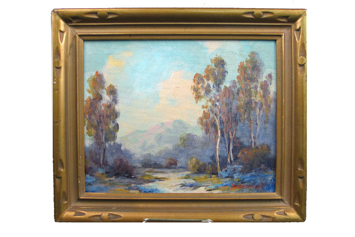 Appraisal: WALTER ALBERT ENGELHARDT Hollywood California - Oil on canvas panel