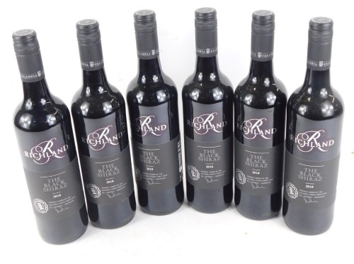 Appraisal: Six bottles of Richland Black Shiraz