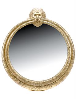 Appraisal: Large Marge Carson Silvered Gilt Wall Mirror Marge Carson American