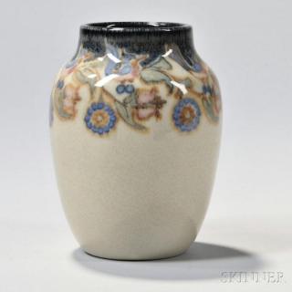 Appraisal: Lorinda Epply Rookwood Pottery Vase Porcelain Cincinnati Ohio Vasiform decorated