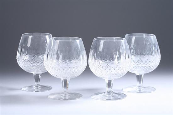 Appraisal: TWELVE WATERFORD CRYSTAL BRANDY SNIFTERS - in tall Chip to