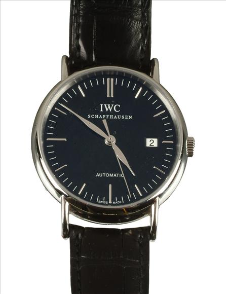 Appraisal: IWC Schaffhausen Portofino a gentleman's stainless steel wrist watch ref