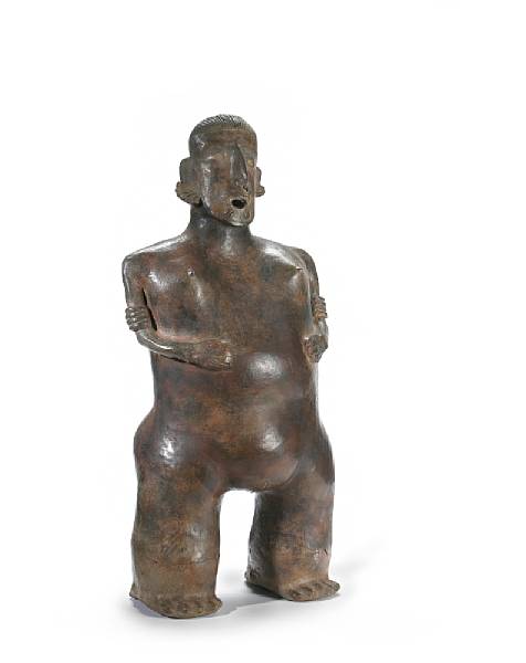 Appraisal: A large Nayarit female figure Protoclassic ca B C -A