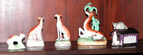 Appraisal: Artist Title Assorted Animal Figurines including lidded box with cat