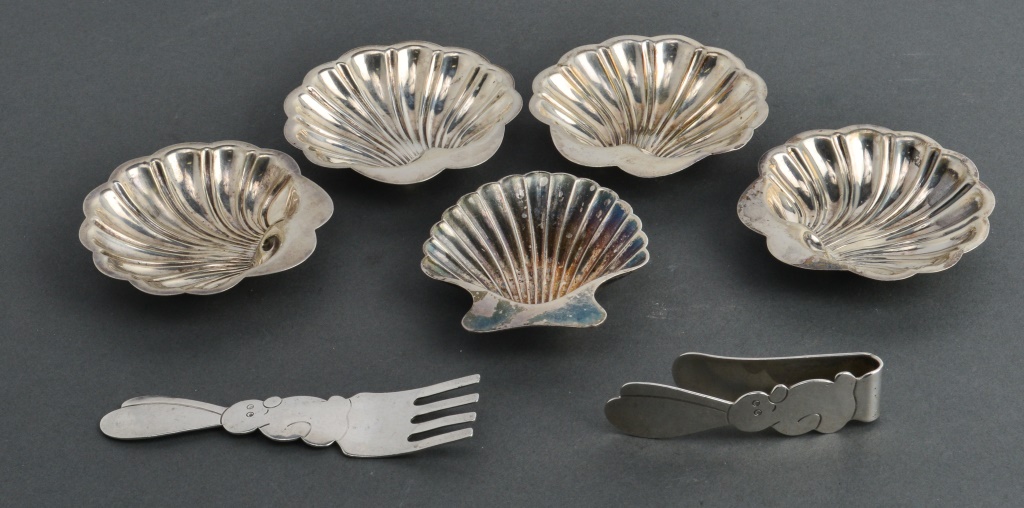 Appraisal: TIFFANY CO ALLAN ADLLER SILVER ITEMS GROUP Group of seven