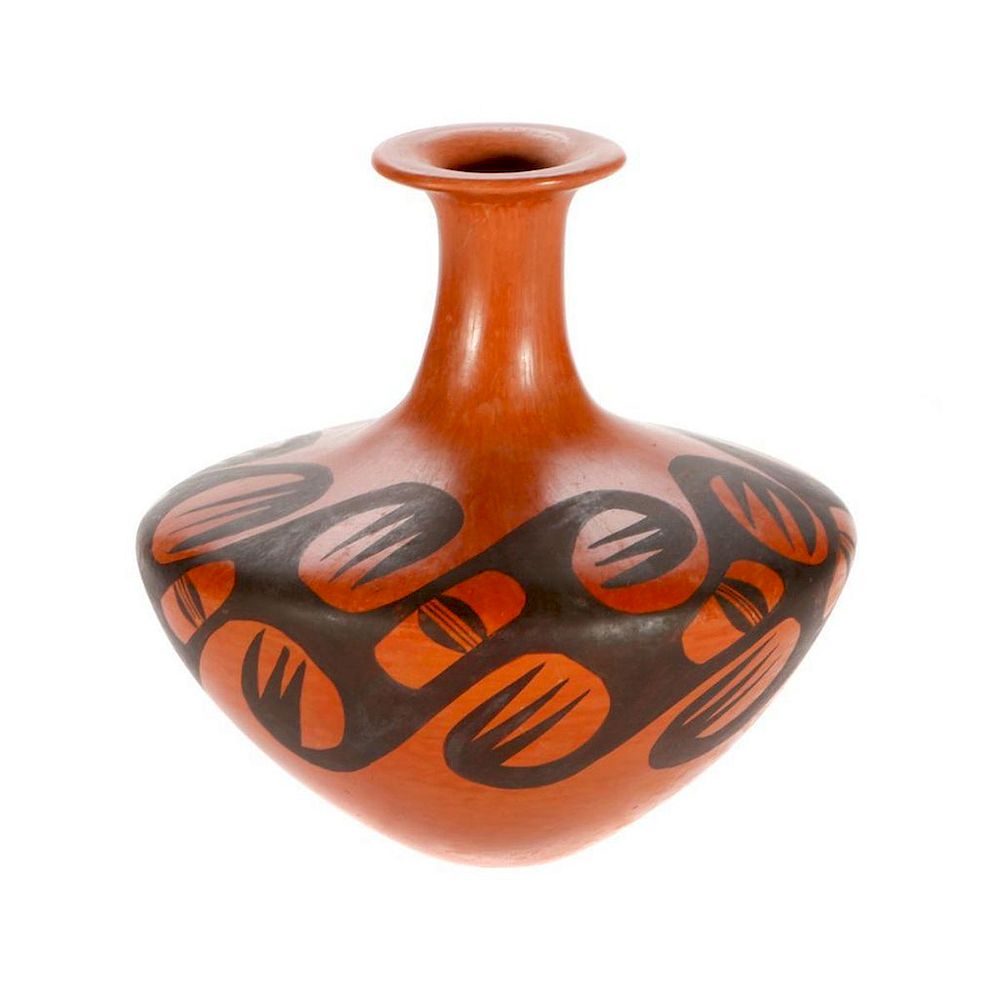 Appraisal: Hopi vase signed Nampeyo Hopi polychrome vase signed Nampeyo Size