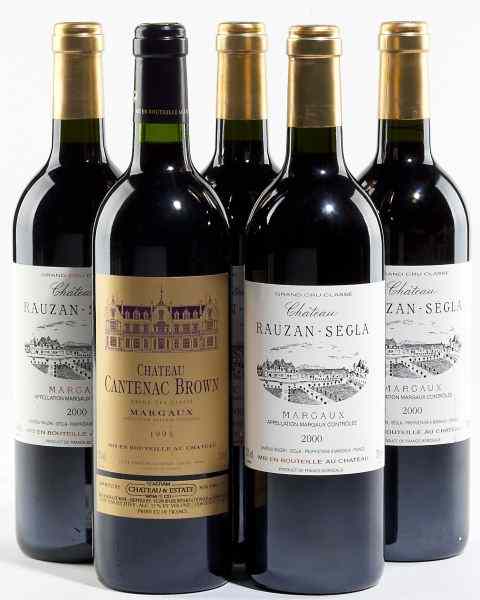 Appraisal: Chateau Rauzan-Segla Cantenac Brown total bottlesVintage Rauzan-Segla Margaux into neck