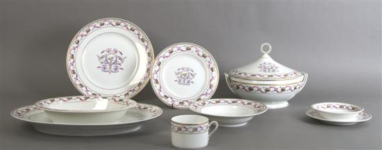 Appraisal: An Italian Porcelain Partial Luncheon Service Richard Ginori Diameter of