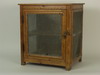 Appraisal: STORAGE CABINET - Country pine counter top storage cabinet single