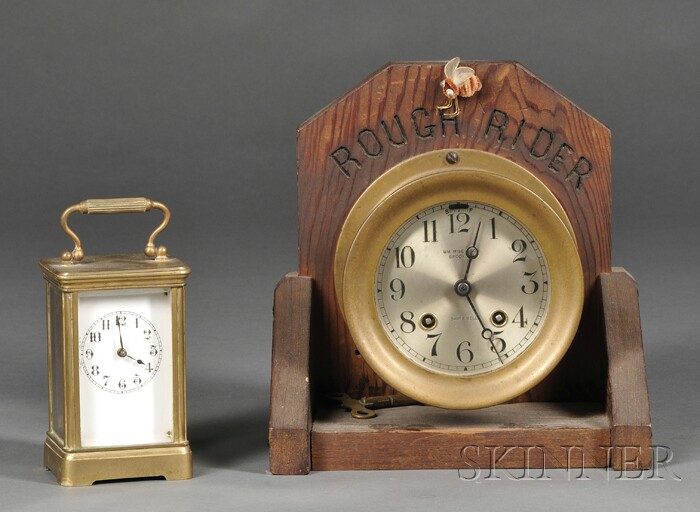 Appraisal: Chelsea Ship's Bell and Carriage Clock Chelsea Clock Company Boston