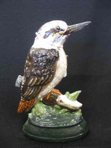 Appraisal: Kingfisher Cast Iron Figural Doorstop scarcer with a nice repaint