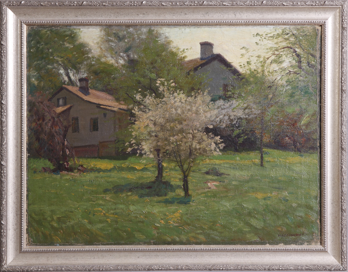 Appraisal: Alexis Jean Fournier American - Back Home Springtime Sgn Alex