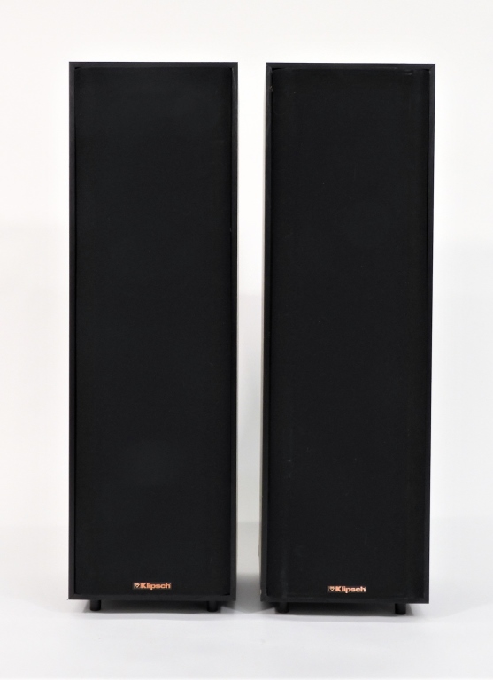 Appraisal: PR KLIPSCH KG FLOOR STANDING SPEAKERS United States ModernBlack vinyl