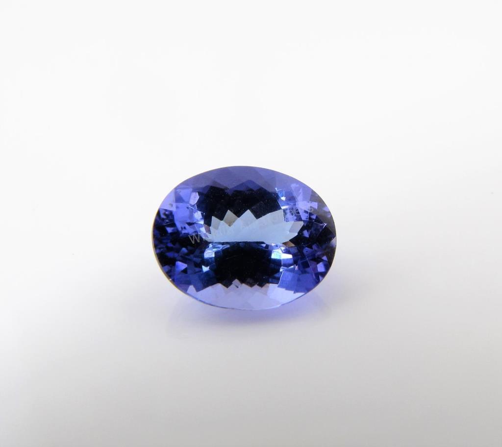 Appraisal: A ct oval tanzanite stone mm x mm beautiful blue