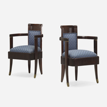 Appraisal: Pierre Patout ARMCHAIRS FROM THE FIRST CLASS DINING SALON OF