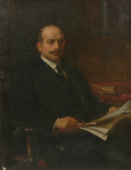 Appraisal: John Campbell Longstaff - Portrait of a Gentleman oil on