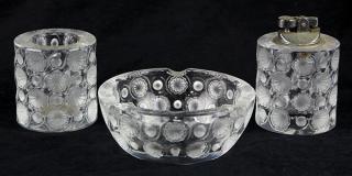 Appraisal: lot of Lalique lot of Lalique France Tokyo smoking set