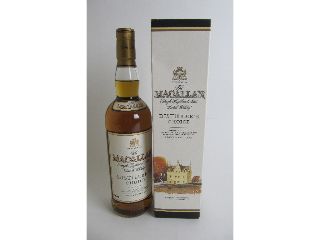 Appraisal: The Macallan Single Highland Malt Scotch Whisky Distiller's Choice made