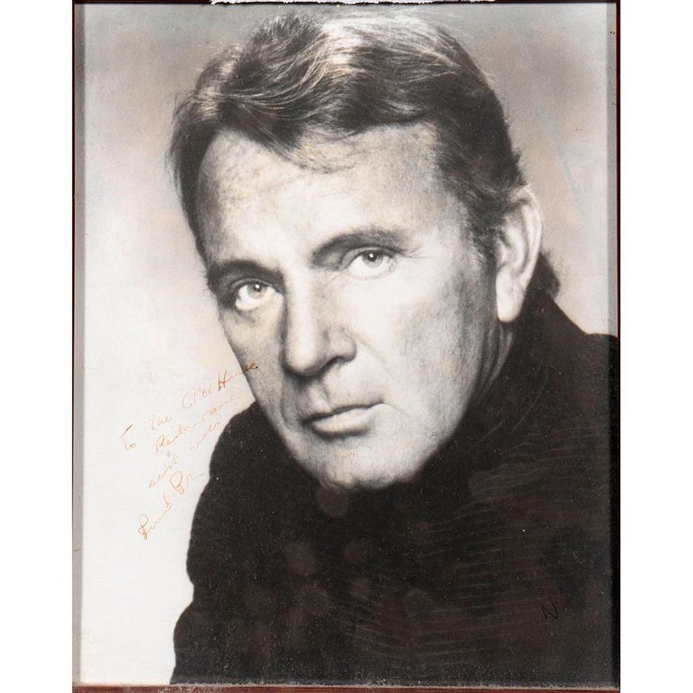 Appraisal: Richard Burton Original autographed inscribed photograph Size x Condition Showing