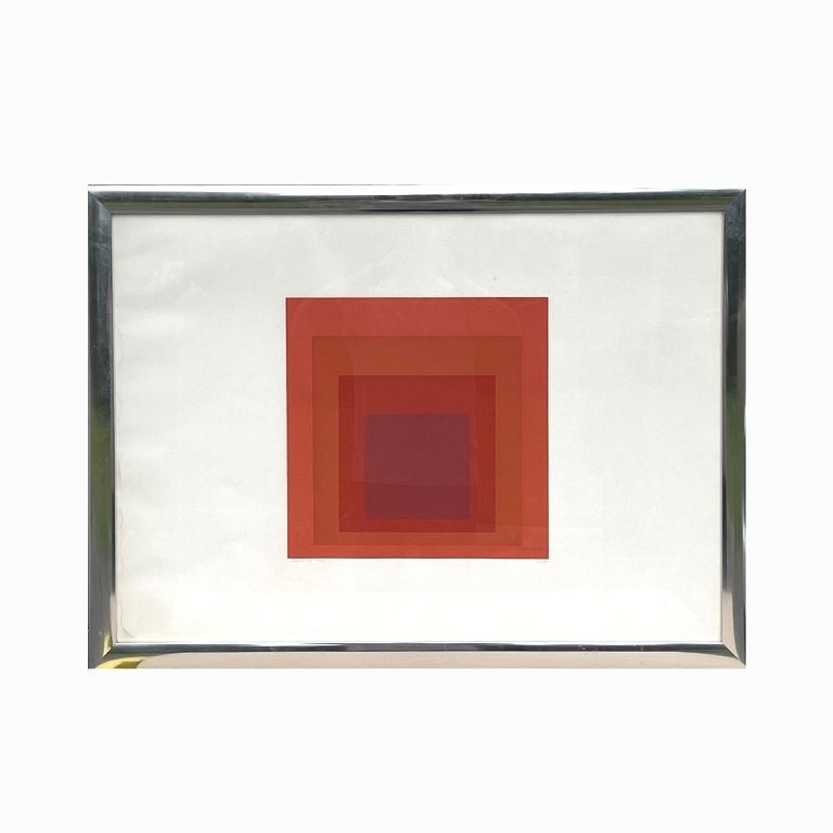 Appraisal: Josef Albers JHM-I Screenprint Josef Albers JHM-I Josef Albers Honors