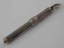 Appraisal: A silver Sampson Mordan propelling pencil with suspensory ring marked