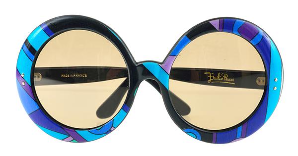 Appraisal: A PAIR OF 'S PUCCI SUNGLASSES Classic Pucci designed oversised