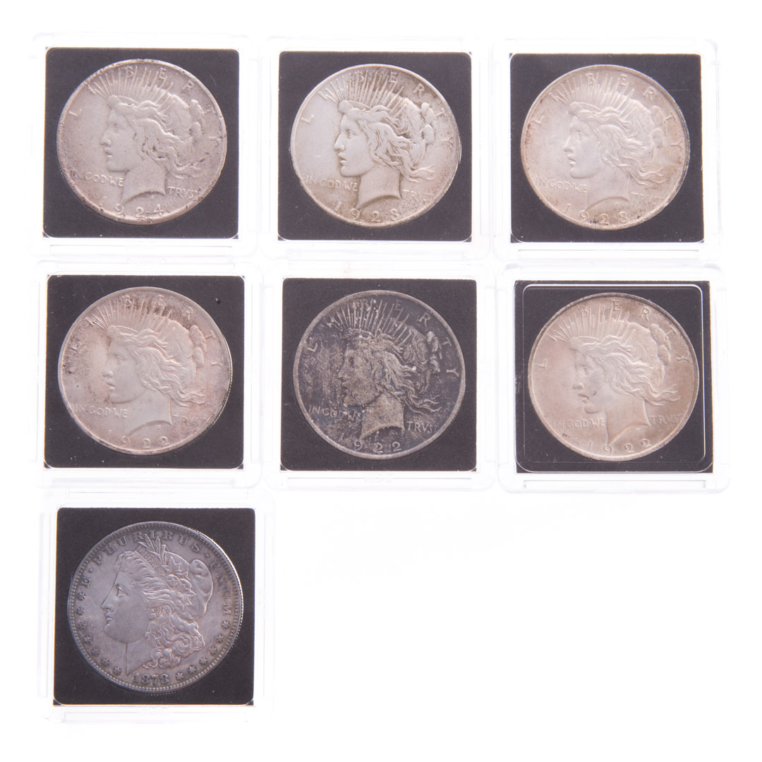 Appraisal: US US Silver Dollars -S AU - VF AU AU