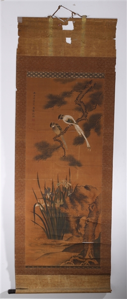 Appraisal: Chinese ink and color on silk painting after Shen Quan