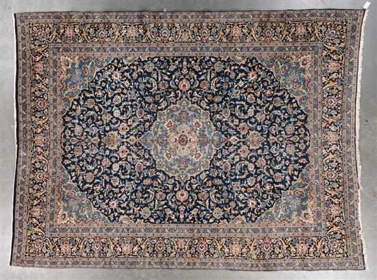 Appraisal: Keshan carpet Iran circa x Estimate - Good condition