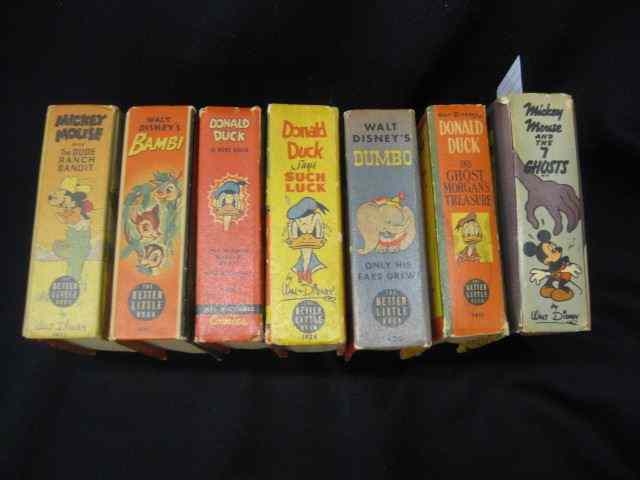 Appraisal: Walt Disney ''Big Little Books'' includesMickey Mouse Donald Duck Dumbo