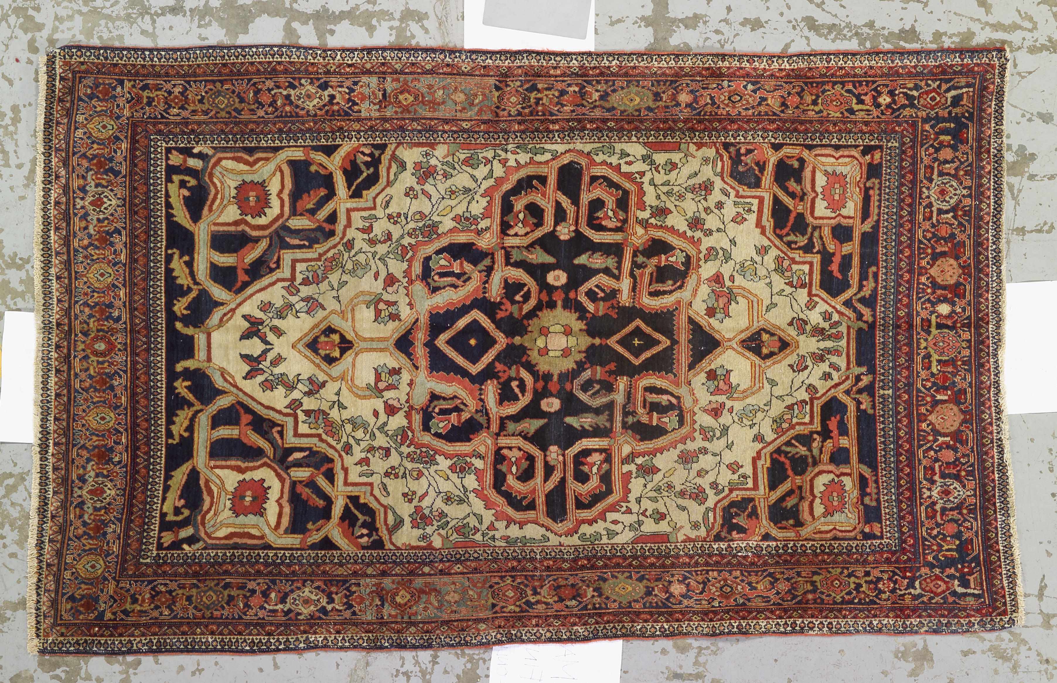 Appraisal: A Fereghan rug Central Persiacirca size approximately ft in x