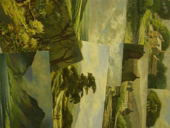 Appraisal: Keith Burtonshaw seven pastels unknown English landscapes various sizes PROVENANCE