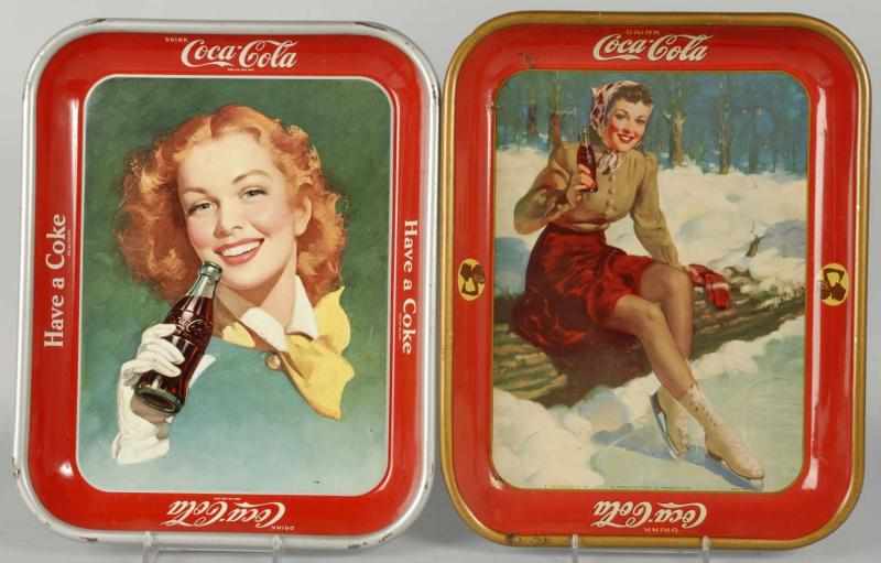 Appraisal: Lot of Coca-Cola Serving Trays Description to and Only a