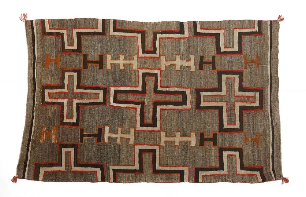 Appraisal: Navajo Transitional Blanket ca - Navajo Transitional Blanket ca -