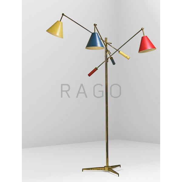 Appraisal: ARREDOLUCE Triennale floor lamp Condition Report Rewired One replaced tightening