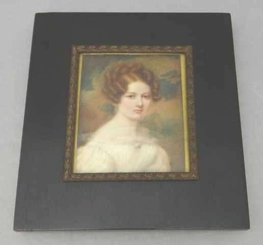 Appraisal: Early th Century British school Portrait miniature of Anne Esther