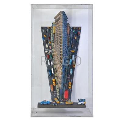 Appraisal: Red Grooms American b Flatiron Building Mixed media construction Plexiglas