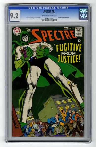 Appraisal: Spectre CGC D C Comics - Click for full description