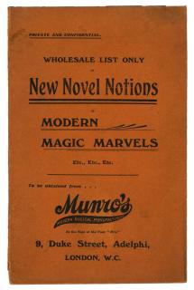 Appraisal: Miscellaneous Group of Magic Catalogs from Various Manufacturers s s