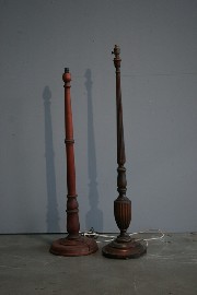 Appraisal: Two th Century standard lamps