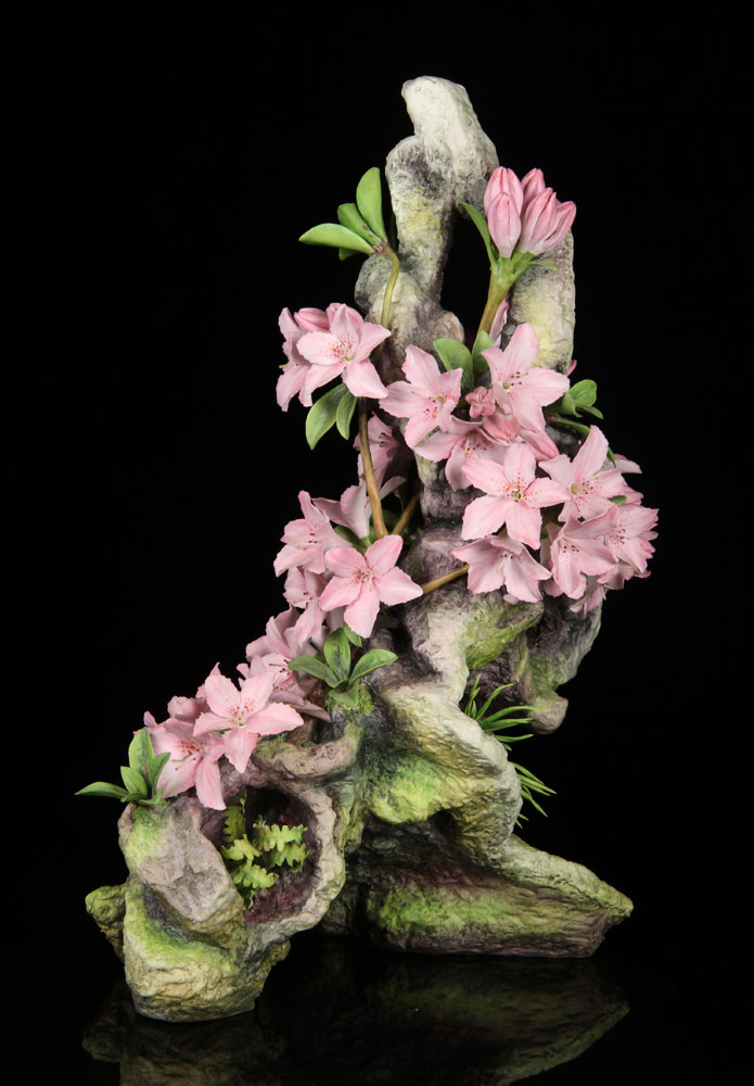 Appraisal: - Connoisseur of Malvern Peace Azalea Bonzau Porcelain Connoisseur of