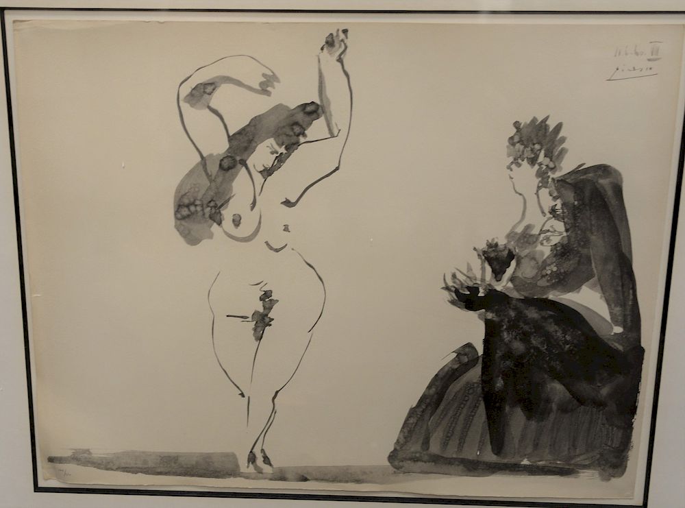 Appraisal: Pablo Picasso - lithograph Danseuse Espangnole et la Duegne VII