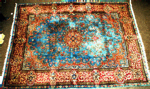 Appraisal: x Kirman rug Estimate -