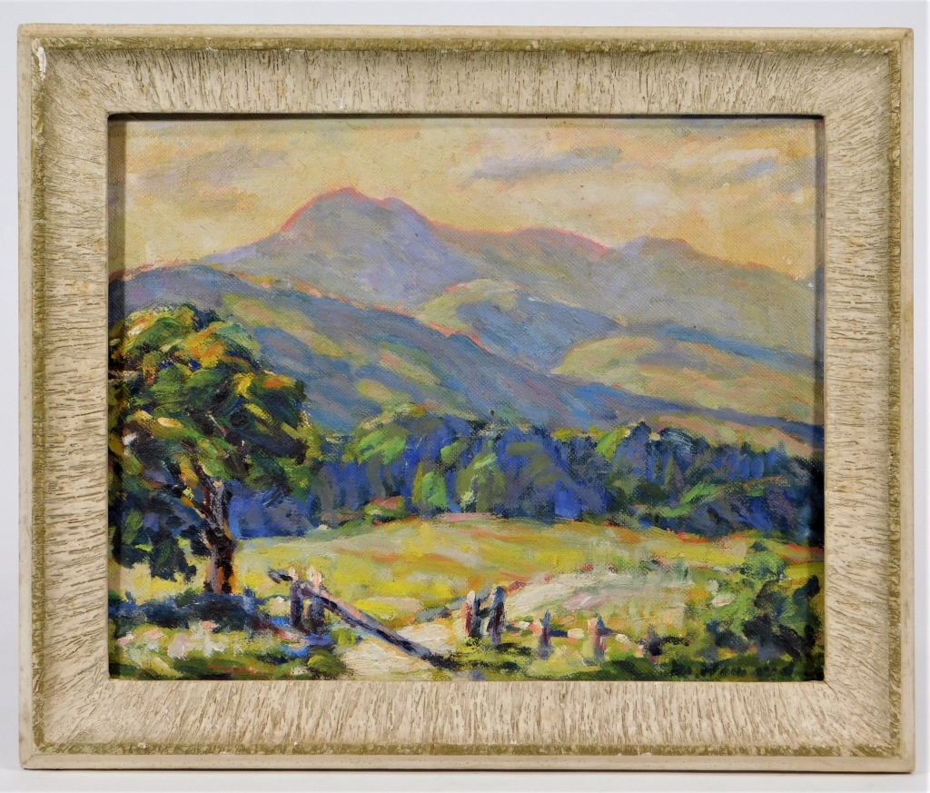 Appraisal: MARION HOWARD MT CHOCORUA PLEIN AIR LANDSCAPE Massachusetts New Hampshire