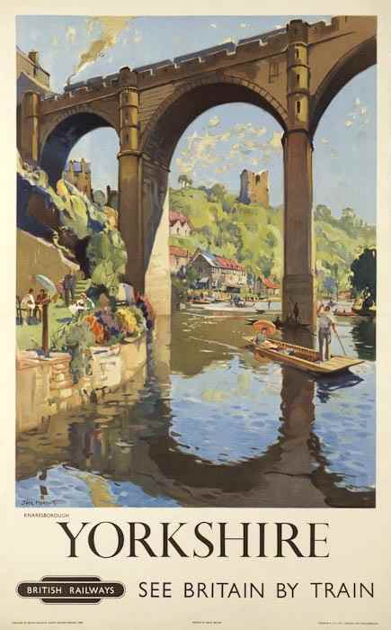 Appraisal: MERRIOTT Jack R I - YORKSHIRE British Airways lithograph in